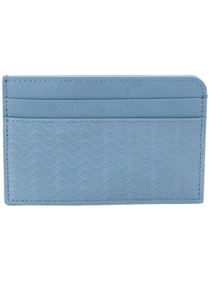 Zanellato Embossed Cardholder - Blue