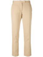 Joseph - Classic Tailored Trousers - Women - Cotton/ramie/polyester/acetate - 42, Nude/neutrals, Cotton/ramie/polyester/acetate
