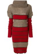 Vivienne Westwood Roll-neck Jumper Dress - Brown