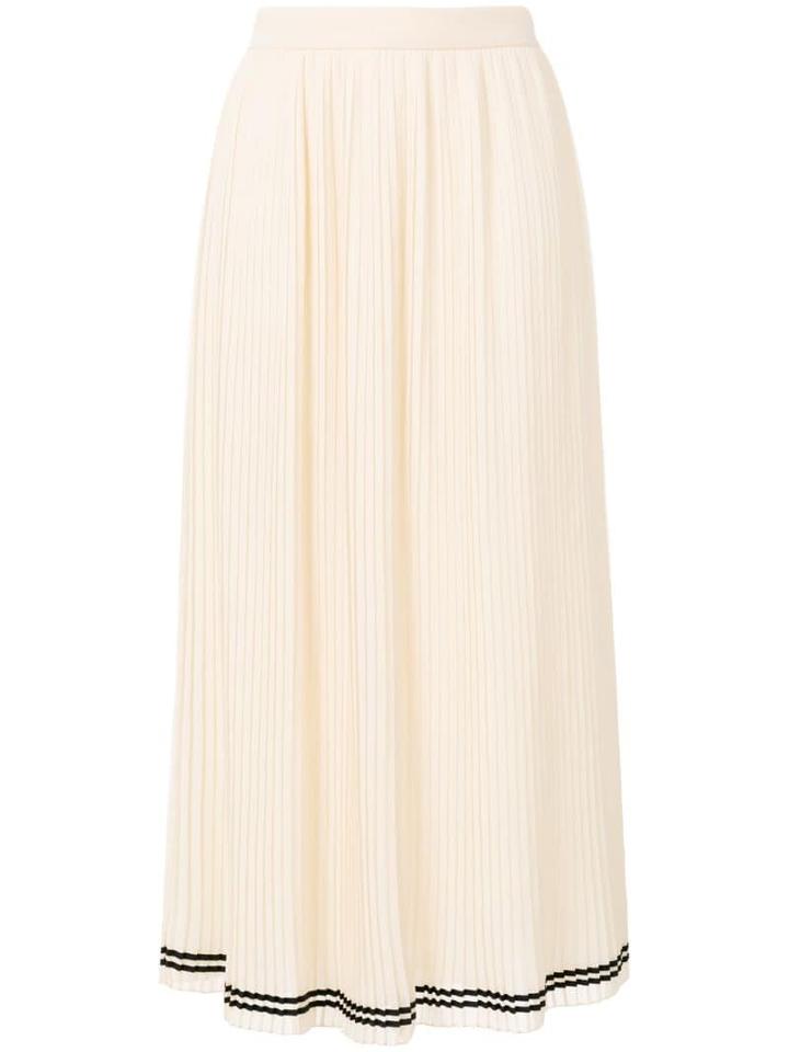 Philosophy Di Lorenzo Serafini Long Pleated Skirt - Neutrals