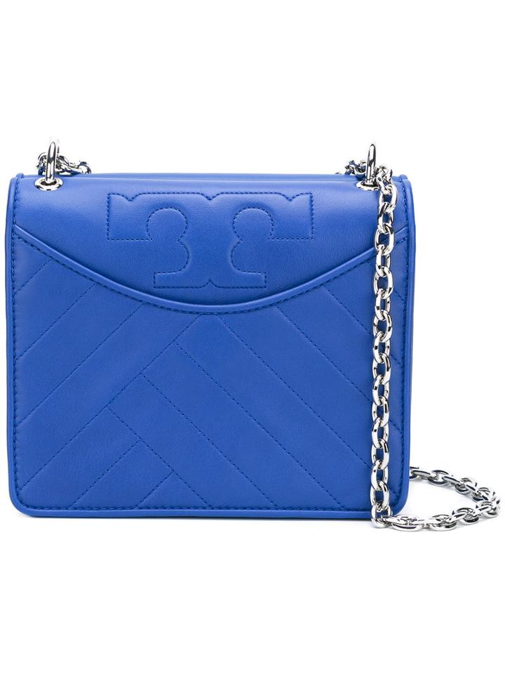 Tory Burch - Alexa Shoulder Bag - Women - Leather - One Size, Women's, Blue, Leather