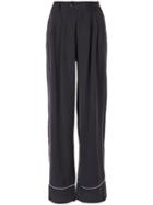 Essentiel Antwerp - Flared Trousers - Women - Polyester/viscose - 36, Blue, Polyester/viscose
