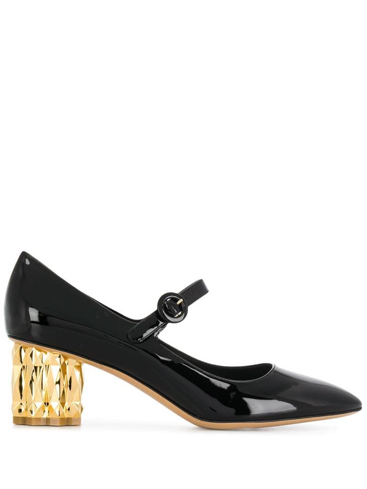 Salvatore Ferragamo Ortensia Pumps - Black