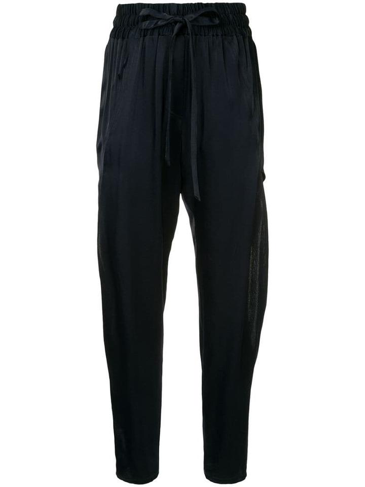 Manning Cartell Drawstring High Waisted Trousers - Blue