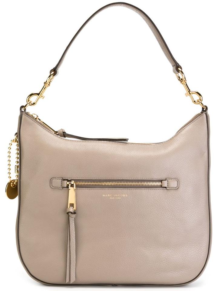 Marc Jacobs 'recruit' Hobo Shoulder Bag, Women's, Grey, Leather