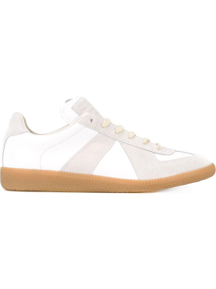 Maison Margiela Replica Sneakers, Women's, Size: 37.5, White, Leather/rubber