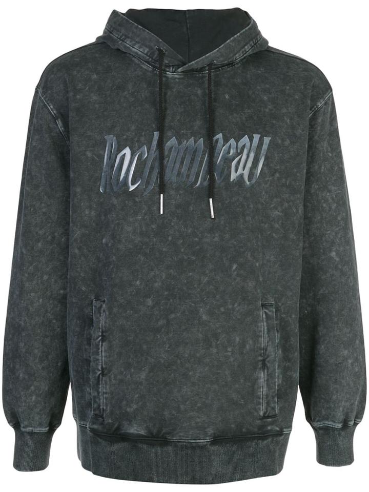 Rochambeau Yves Logo Hoodie - Black