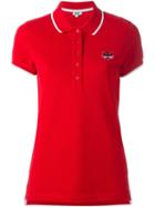Kenzo 'mini Tiger' Polo Shirt, Women's, Size: Small, Red, Cotton