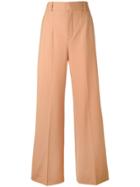 Chloé Flared Trousers - Pink & Purple