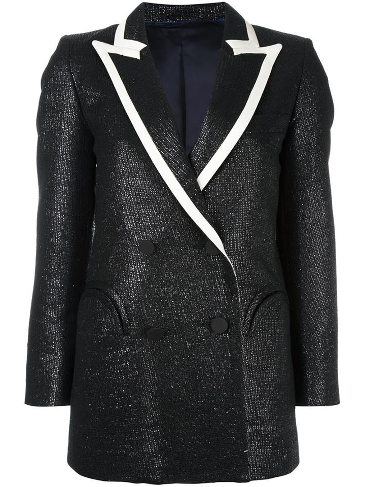 Blazé Milano 'moon Fleet' Blazer, Women's, Size: 38, Black, Acrylic/polyamide/polyester/metallized Polyester