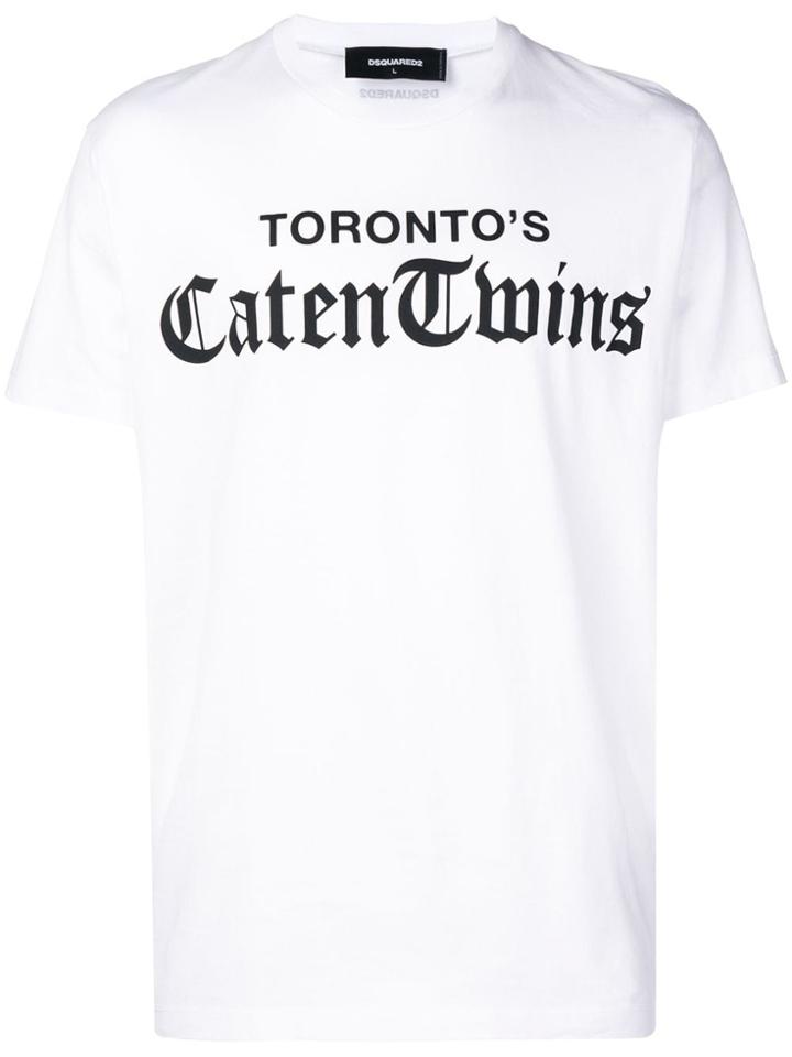 Dsquared2 Gothic Logo T-shirt - White