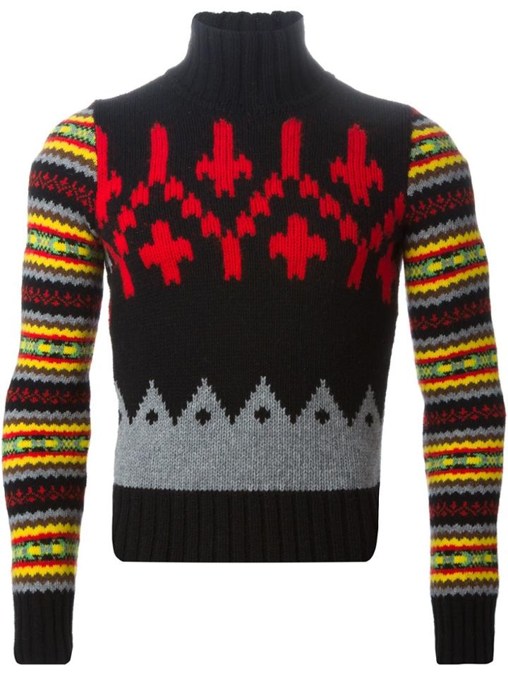 Walter Van Beirendonck Vintage 'walt' Turtle Neck Sweater -