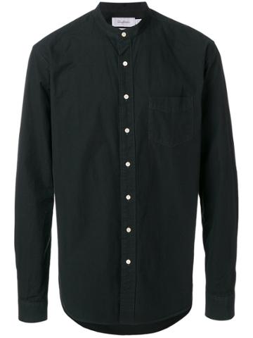 Schnaydermans Round-neck Button Shirt - Black