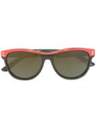 Stella Mccartney Kids - Colour Block Gradient Sunglasses - Kids - Acetate - One Size, Boy's, Yellow/orange