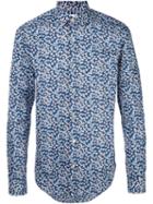 Paul Smith Printed Shirt, Men's, Size: 42, Blue, Cotton
