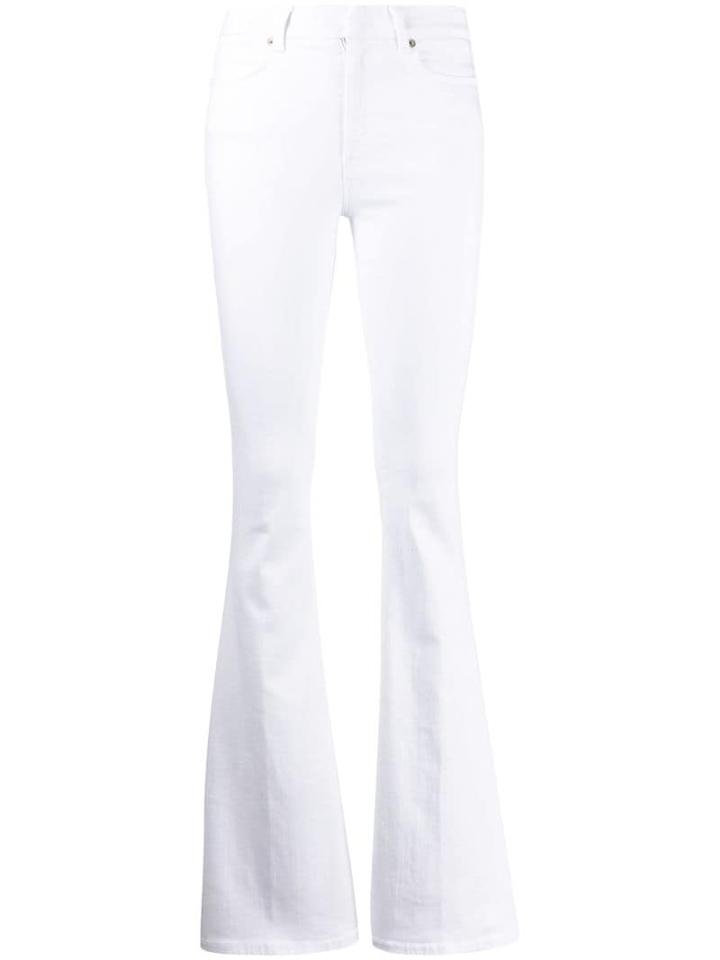 Dondup Flared Leg Trousers - White