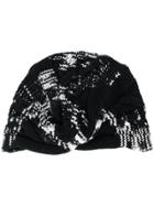 Missoni Embroidered Knitted Hat - Black