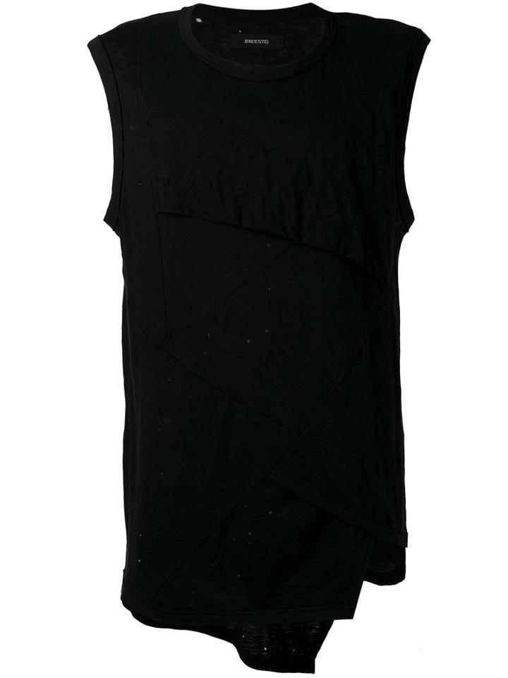 Bmuet(te) - Distressed Tank Top - Men - Cotton - 46, Black, Cotton