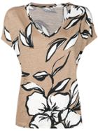 Majestic Filatures Patterned T-shirt - Brown