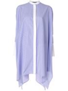 Alexander Mcqueen Striped Long Shirt - Blue