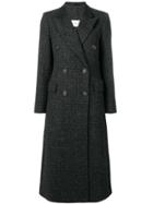 Pringle Of Scotland Double Breasted Tweed Coat - Grey