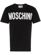 Moschino Cotton Contrast Logo T-shirt - Black