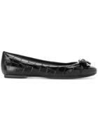 Michael Michael Kors Ballerina Shoes With Bow And Lock - Black