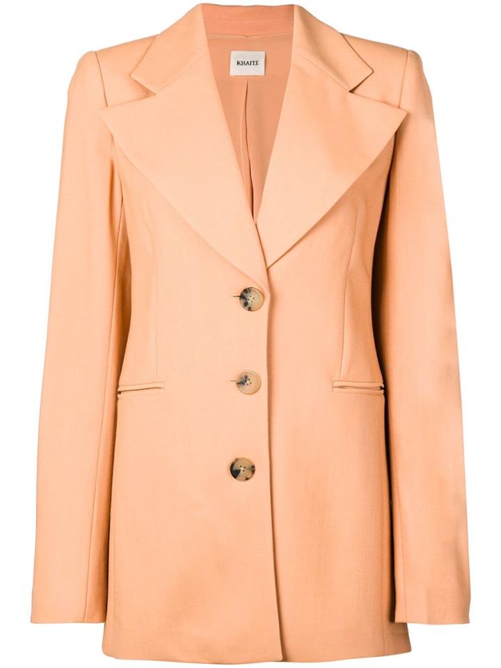 Khaite Long Line Blazer - Orange
