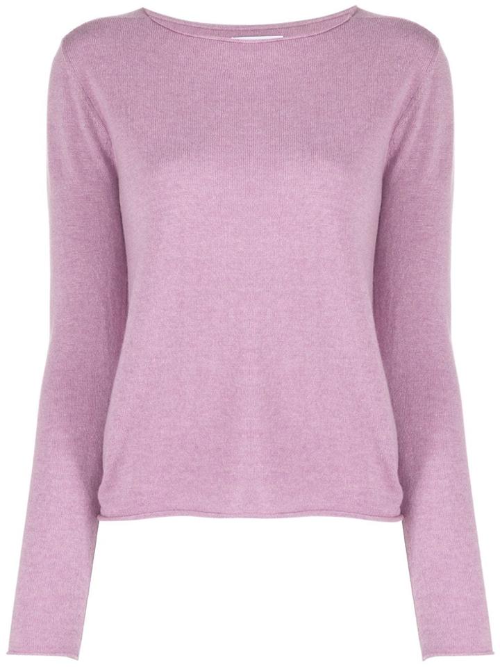 Allude Knit Sweater - Purple