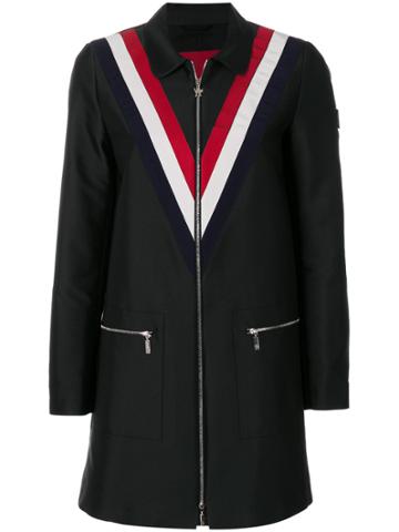 Moncler Gamme Rouge Front Zip Coat - Black
