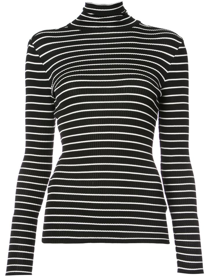 Derek Lam Long Sleeve Turtleneck Top - Black