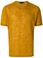 Roberto Collina Structured T-shirt - Yellow & Orange