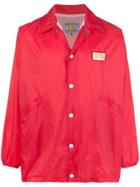 Walter Van Beirendonck Vintage Patch Detail Coach Jacket - Red