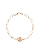 Retrouvai 14kt Yellow Gold Butterfly Signet Bracelet
