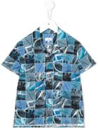 Paul Smith Junior - Printed Shirt - Kids - Cotton - 3 Yrs, Blue