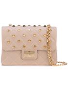 Designinverso Metallic Crossbody Bag - Nude & Neutrals