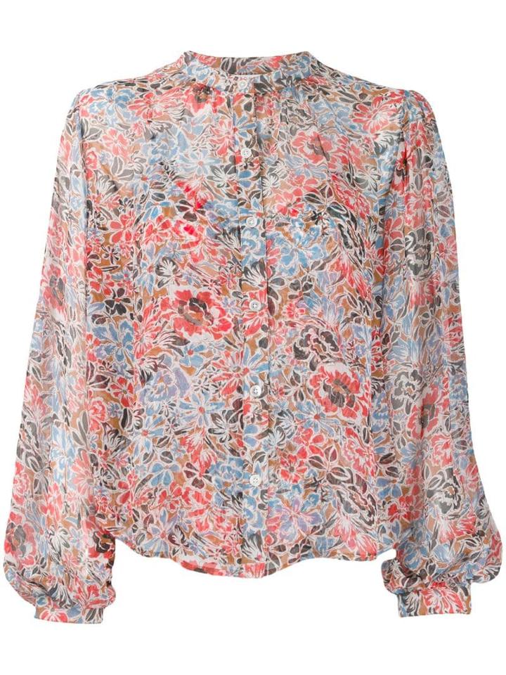 Veronica Beard Ashylnn Blouse - Brown