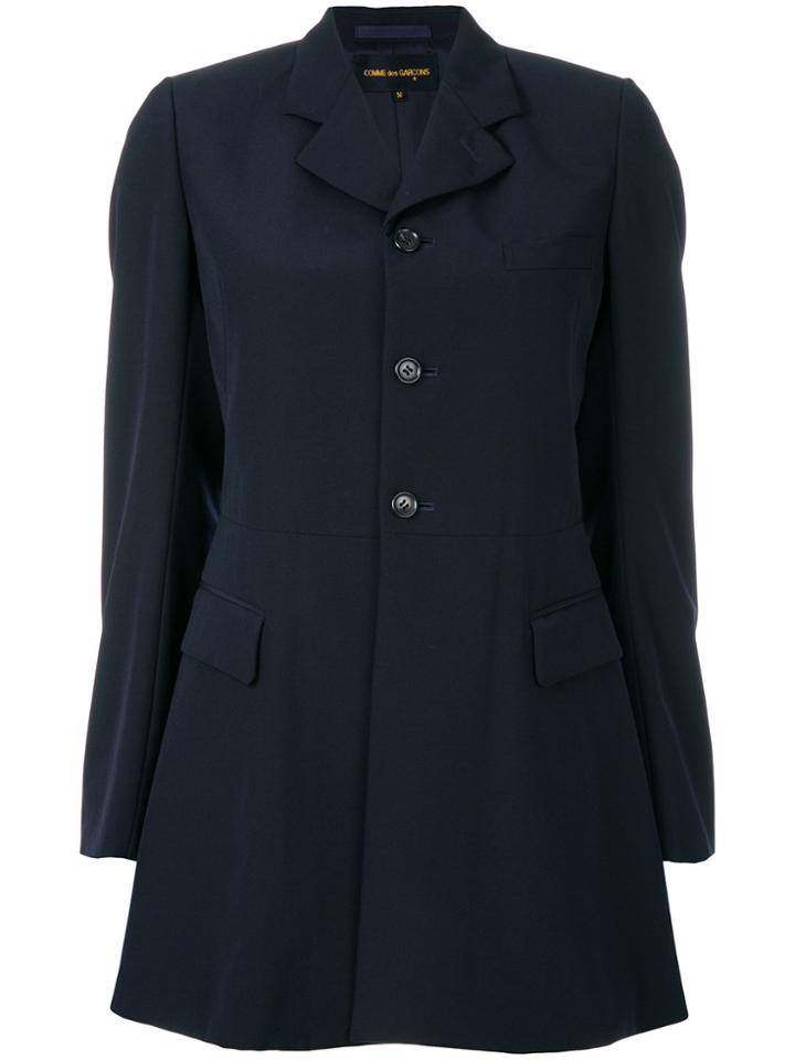 Comme Des Garçons Vintage 1995 Flared Blazer - Blue