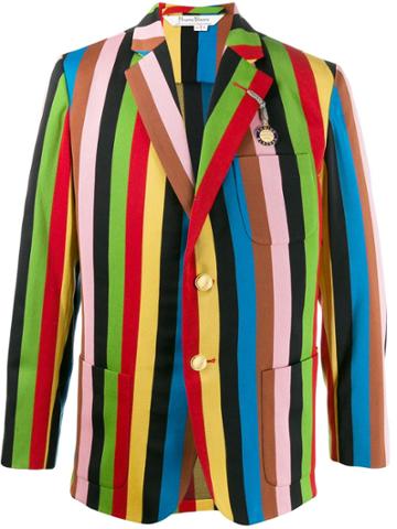 Rowing Blazers Croquet Stripe Blazer - Black