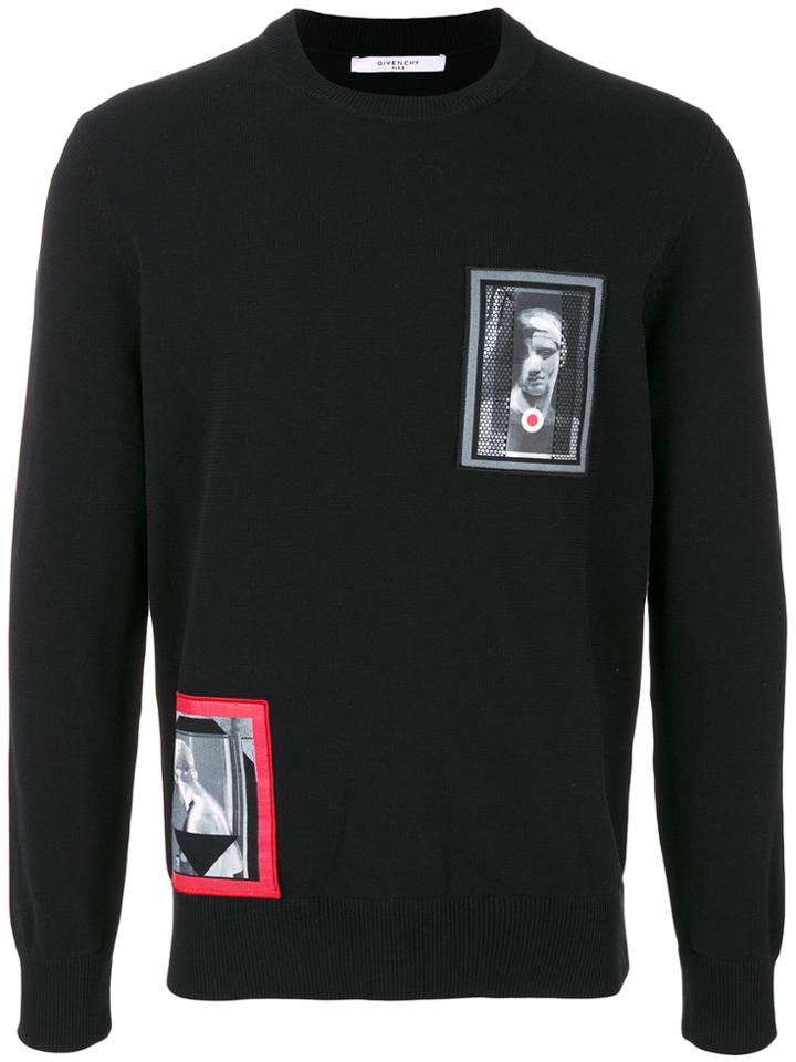 Givenchy Graphic Patch Sweatshirt - Black