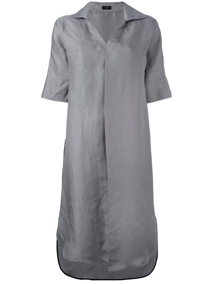 Joseph Mill Dress, Women's, Size: 36, Grey, Silk/linen/flax