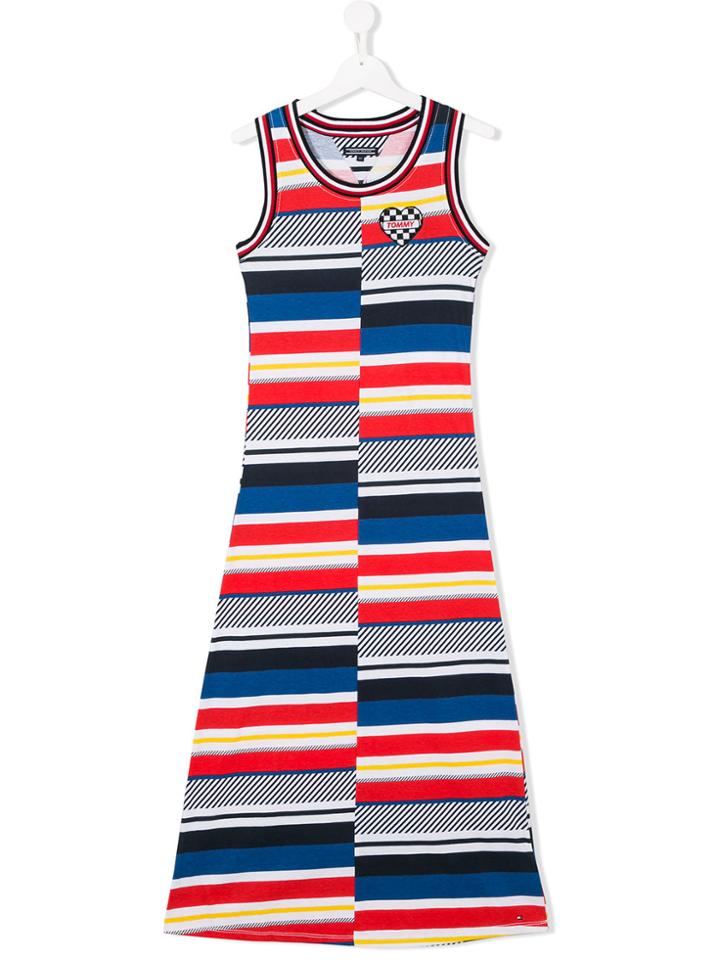 Tommy Hilfiger Junior Colour Block Jersey Dress - Multicolour