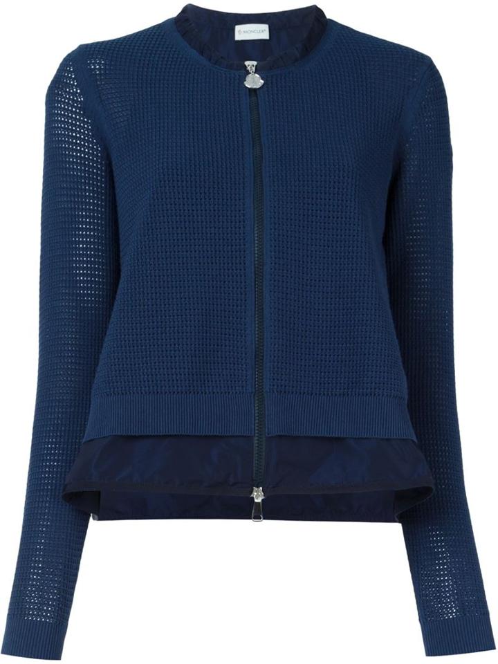 Moncler Zipped Layered Cardigan