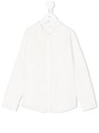 Chloé Kids - Ribbed Bib Shirt - Kids - Cotton - 4 Yrs, White