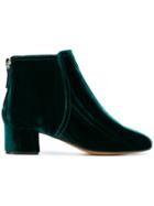 Tila March Mid-heel Faucille Booties - Green