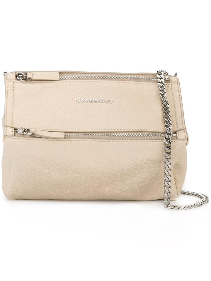 Givenchy Mini 'pandora' Crossbody Bag, Women's, Nude/neutrals, Goat Skin