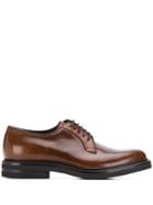 Brunello Cucinelli Classic Lace-up Derby Shoes - Brown
