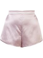 Fleur Du Mal High-waisted Shorts - Pink