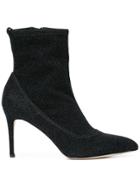 Sam Edelman Pointed Toe Ankle Boots - Black