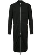 11 By Boris Bidjan Saberi - Long Zipped Jacket - Men - Cotton - L, Black, Cotton